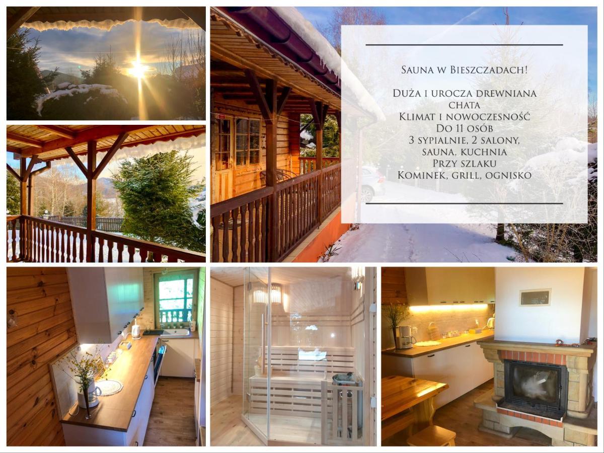 Urocza Chata Z Sauna W Bieszczadzkim Parku Krajobrazowym Bukowiec  Dış mekan fotoğraf